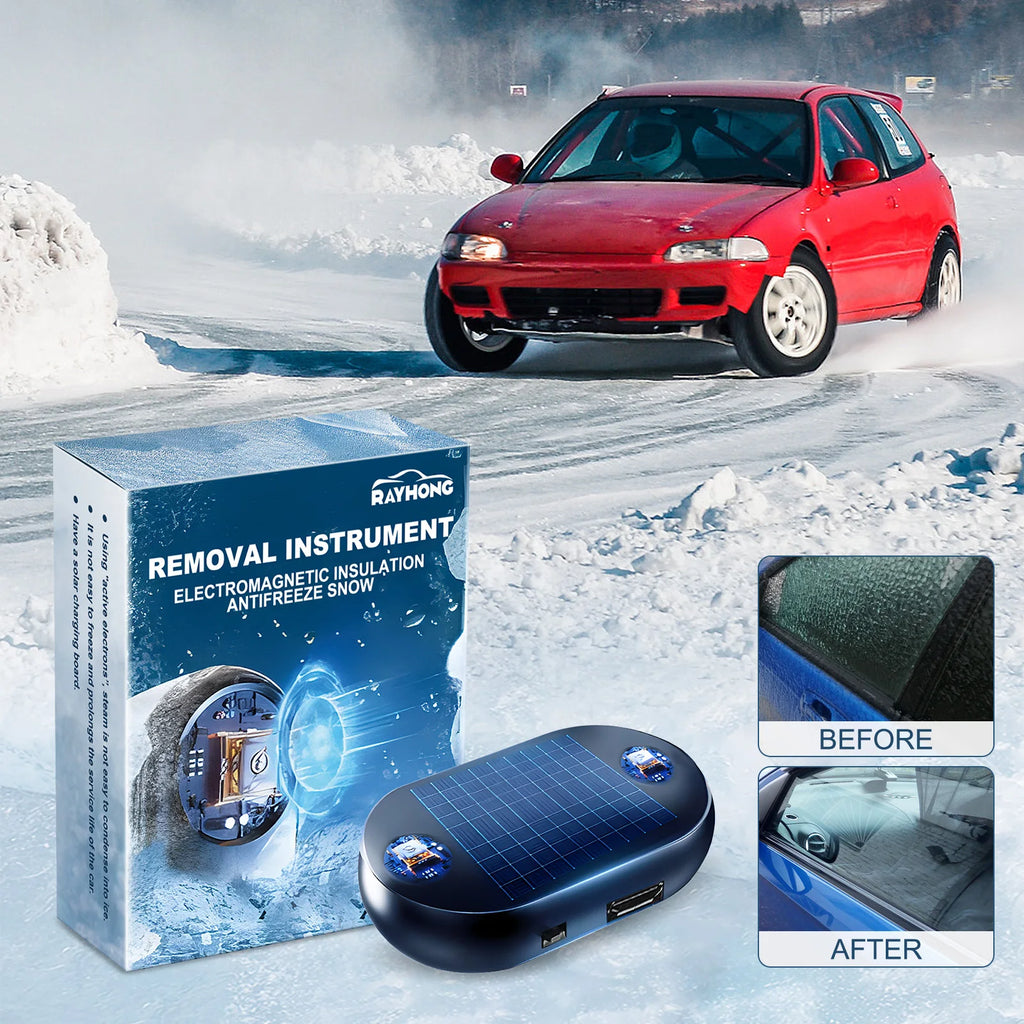 Solar Car Windshield Deicer