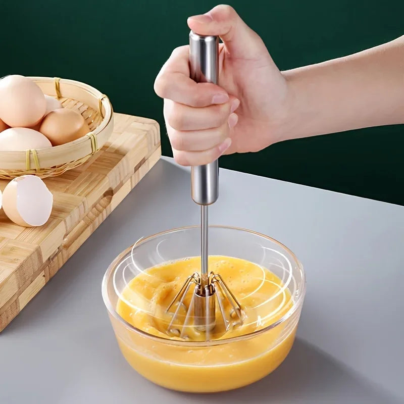 Handheld Egg Mixer – Stainless Steel